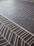 Ketubah Papercut - Chevron Lines (Classic Design)