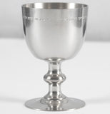 Beloved Pewter Wedding Kiddush Cup - Free Shipping