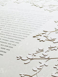 Ketubah Papercut - Sprigs (Classic Design)