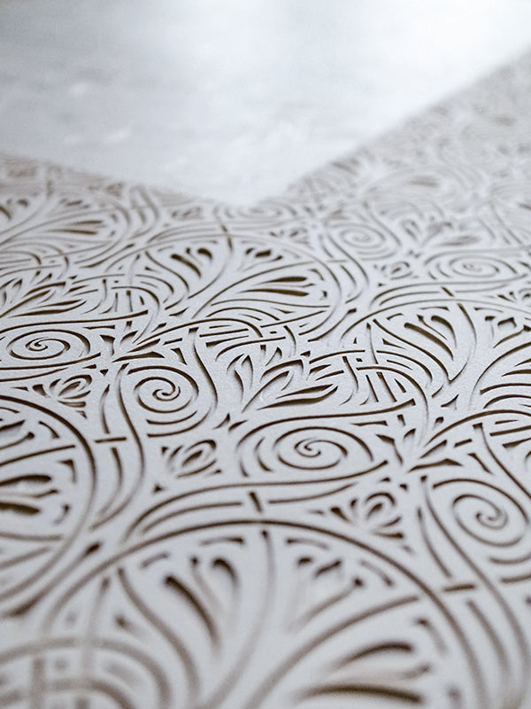 Ketubah Papercut - Art Nouveau Lace (Classic Design)