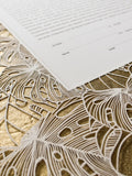 Papercut Ketubah Tropical Frame