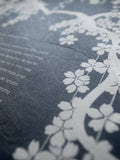 Signature Ketubah - Falling Blossoms on Washi Paper