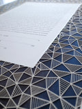 Ketubah Papercut - Geometric (Printed Border)