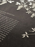 Ketubah Papercut - Grapevines (Classic Design)