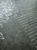 Signature Ketubah - Peony Corner on Washi Paper