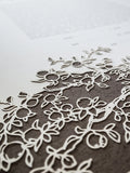 Ketubah Papercut - Branches (Printed Border)