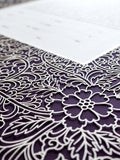Ketubah Papercut - Trellis (Printed Border)