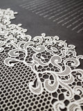 Papercut Ketubah Lace Fringe