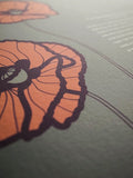 Signature Ketubah Design (Cotton Paper) Poppies