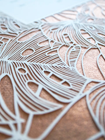 Papercut Ketubah Tropical Frame