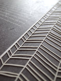 Ketubah Papercut - Chevron Lines (Classic Design)