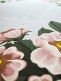 Signature Ketubah Design (Cotton Paper) Blooming Roses