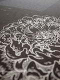 Signature Ketubah Design (Cotton Paper) Peony Corner