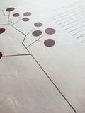 Signature Ketubah - Circle Tree on Washi Paper