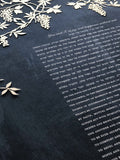 Papercut Ketubah Grapevines