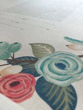 Signature Ketubah Blooming Branches on Bookcloth