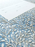 Ketubah Papercut - Lace Leaves (Printed Border)