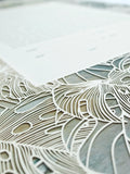 Ketubah Papercut - Tropical Frame (Printed Border)