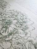 Signature Ketubah Design (Washi Paper) Peonies
