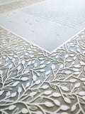 Ketubah Papercut - Lace Leaves (Classic Design)