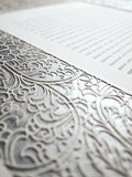 Papercut Ketubah Trellis