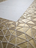 Ketubah Papercut - Geometric (Metallic Border)