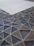 Ketubah Papercut - Geometric (Printed Border)