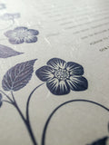 Signature Ketubah Design (Washi Paper) Blooming Garden