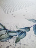 Signature Ketubah Design (Bookcloth) Green Laurel