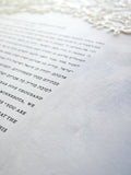 Ketubah Papercut - Branches (Classic Design)