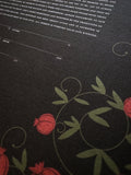 Signature Ketubah Design (Bookcloth) Pomegranate Branches