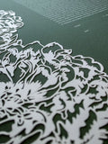 Papercut Ketubah Peonies