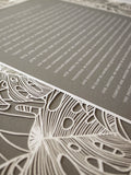 Ketubah Papercut - Tropical Frame (Classic Design)