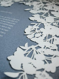 Papercut Ketubah Cherry Blossoms