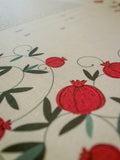 Signature Ketubah Design (Bookcloth) Pomegranate Branches