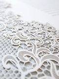 Ketubah Papercut - Lace Fringe (Metallic Border)