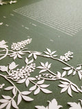Ketubah Papercut - Grapevines (Classic Design)