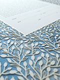 Ketubah Papercut - Lace Leaves (Printed Border)