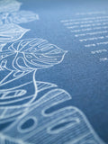 Signature Ketubah - Tropical Flora on Bookcloth