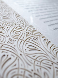 Ketubah Papercut - Art Nouveau Lace (Classic Design)