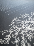 Signature Ketubah Branches on Bookcloth