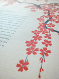 Signature Ketubah Design (Bookcloth) Falling Blossoms