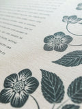 Signature Ketubah - Blooming Garden on Bookcloth