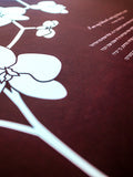 Signature Ketubah Orchid Branch
