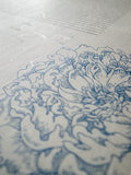 Signature Ketubah Design (Washi Paper) Peony Corner