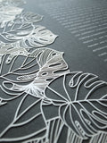 Ketubah Papercut - Tropical Flora (Classic Design)