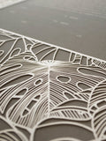 Ketubah Papercut - Tropical Frame (Classic Design)
