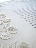 Ketubah Papercut - Blooming Garden (Classic Design)
