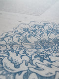 Signature Ketubah Design (Bookcloth) Peony Corner