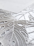 Ketubah Papercut - Tropical Frame (Metallic Border)